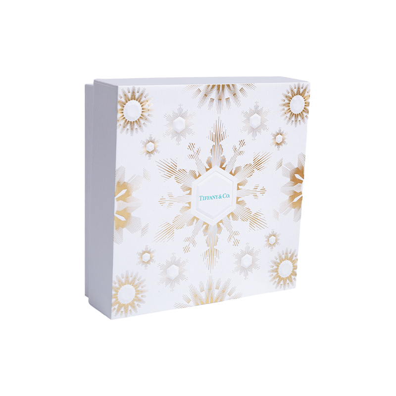 Caja de regalo personalizada de Navidad y Año Nuevo chino con tapa