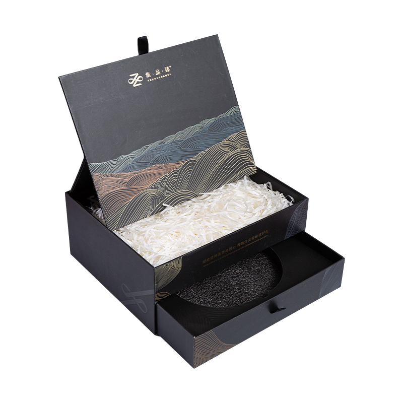Caja de almacenamiento de té de regalo de cajón
