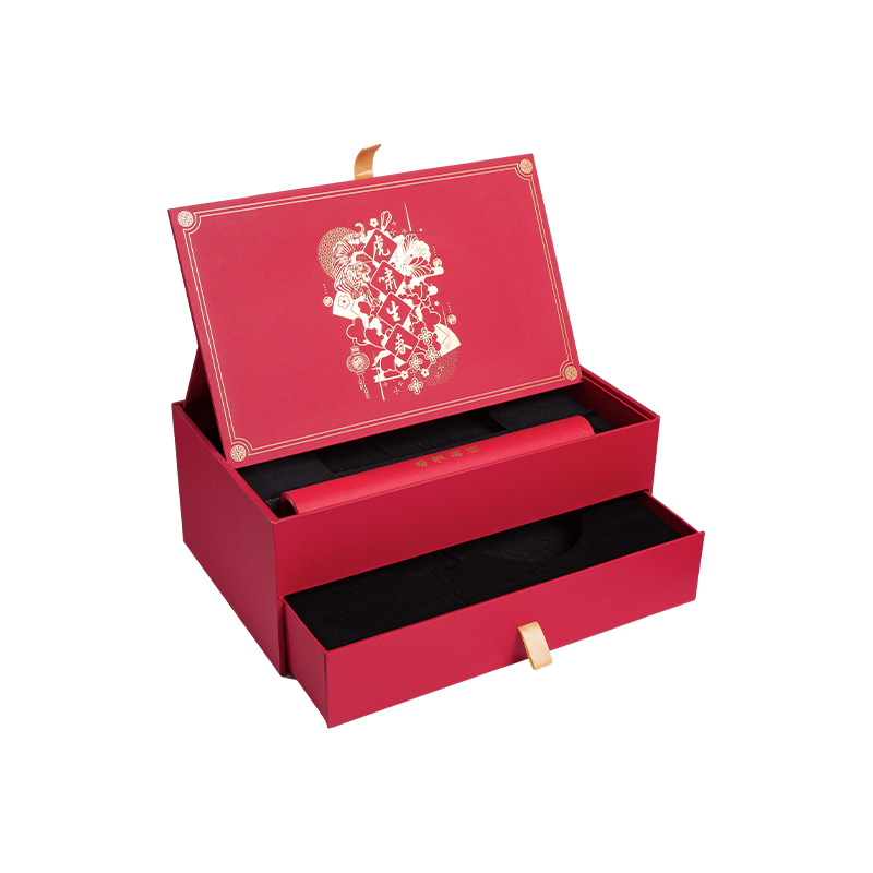 Caja de almacenamiento de té de regalo de cajón