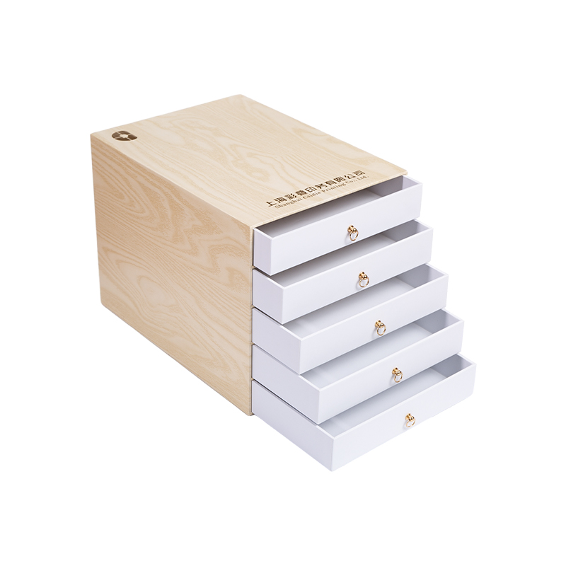 Caja de almacenamiento de té de regalo de cajón