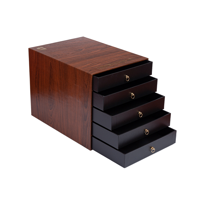 Caja de almacenamiento de té de regalo de cajón