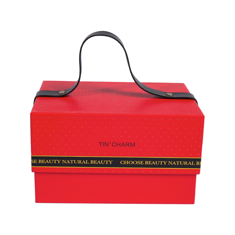 Caja de regalo personalizada de Navidad y Año Nuevo chino con tapa