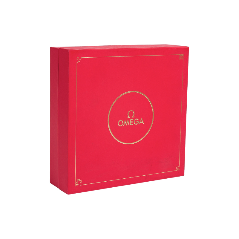 Caja de regalo personalizada de Navidad y Año Nuevo chino con tapa