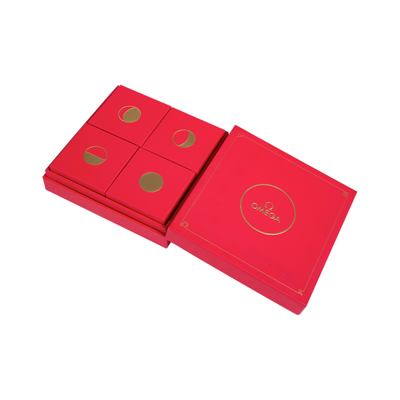 Caja de regalo personalizada de Navidad y Año Nuevo chino con tapa